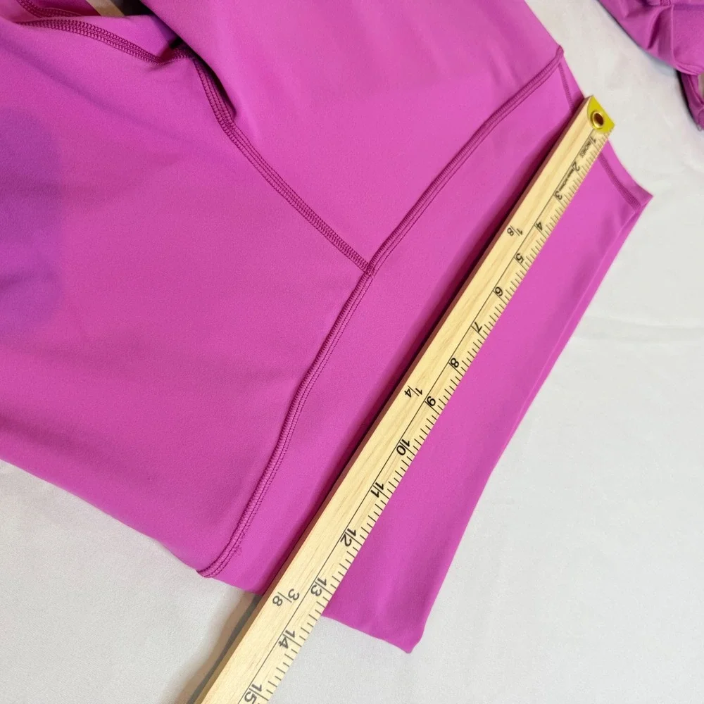 Lululemon Align Leggings and Free to Be Wild Bra Set Magenta Pink Womens
